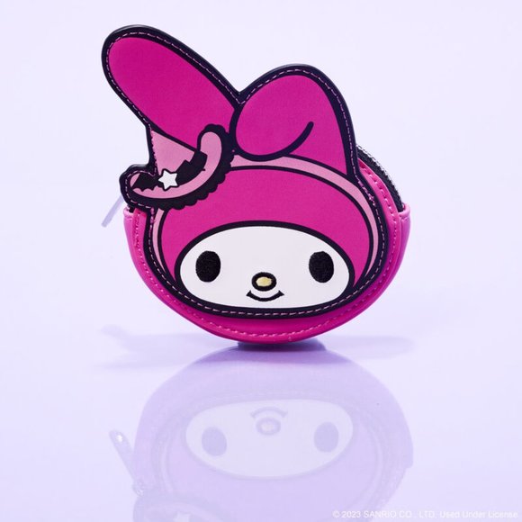 NEW NYCC Limited Edition Loungefly Sanrio Kuromi Witch Backpack & My Melody Coin - Picture 5 of 11